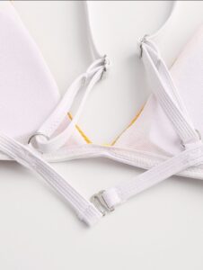 Triangle Solid Thong Bikinis